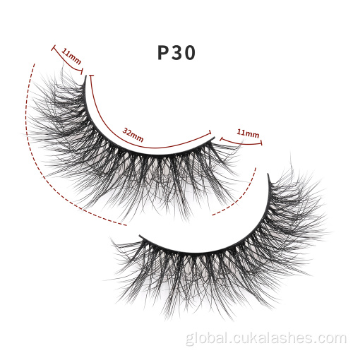 Short Eyelashes short fluffy fake eyelashes 8mm 3d lashes Supplier